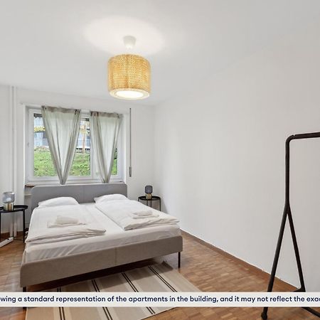 15-Min To Zurich Center: Cozy Apartment Exteriör bild
